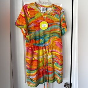 New With Tags Alden Adair Bailey Dress in Marble, Size M